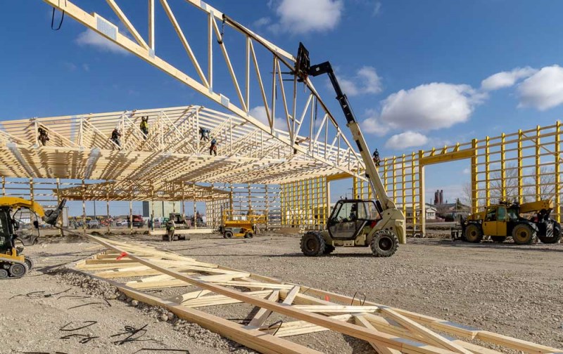 Spiegazione dettagliata di a custruzzione di truss di grande span