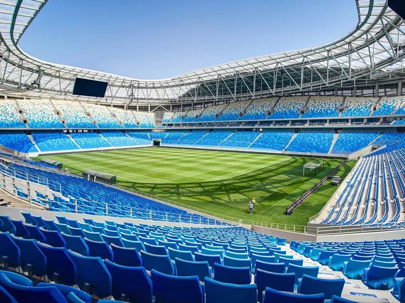 Stadiu di football di struttura in acciaio